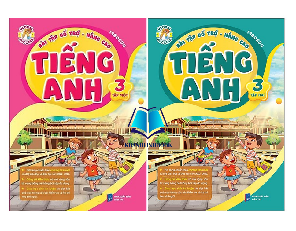 Sách - Combo Bài Tập Bổ Trợ Nâng Cao Tiếng Anh Lớp 3 - Tập 1 + 2