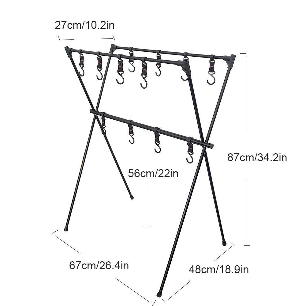 Giá Treo Đồ Bằng Hợp Kim Nhôm Có Thể Gấp Lại