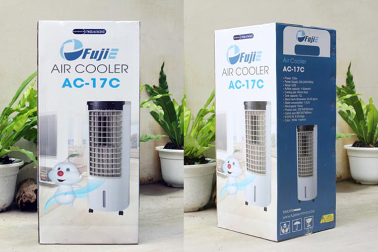 Máy Làm Mát Fujie AC-17C (130W) - Trắng - Hàng Chính Hãng