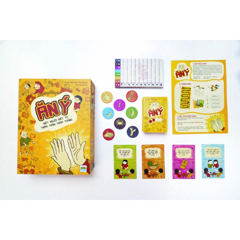 ĂN Ý - Board game Pạc ty cho nhóm bạn 4-8 người