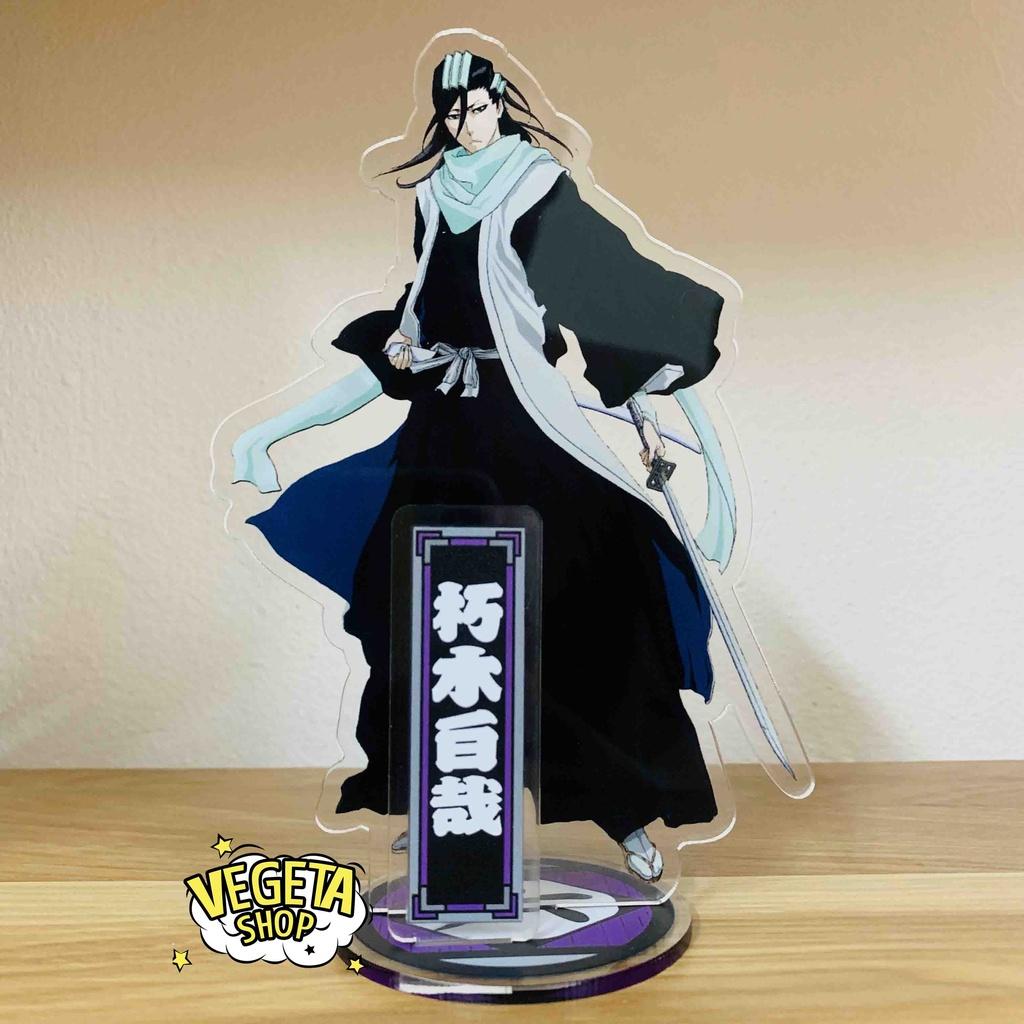 Mô Hình Tượng Standee Acrylic Mica 2 mặt - Bleach - Ichigo Rukia Kisuke Kenpachi Gin Byakuya Izuru Toshiro Aizen Renji