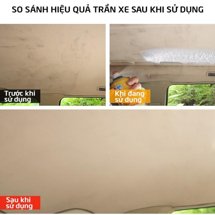 Dung dịch tạo bọt xịt rửa da ghế, giặt đệm, làm sạch đồ da 206730