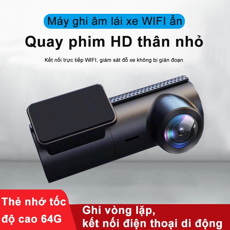 Camera Hành Trình Wifi 1080p Full HD Dành Cho Ô Tô