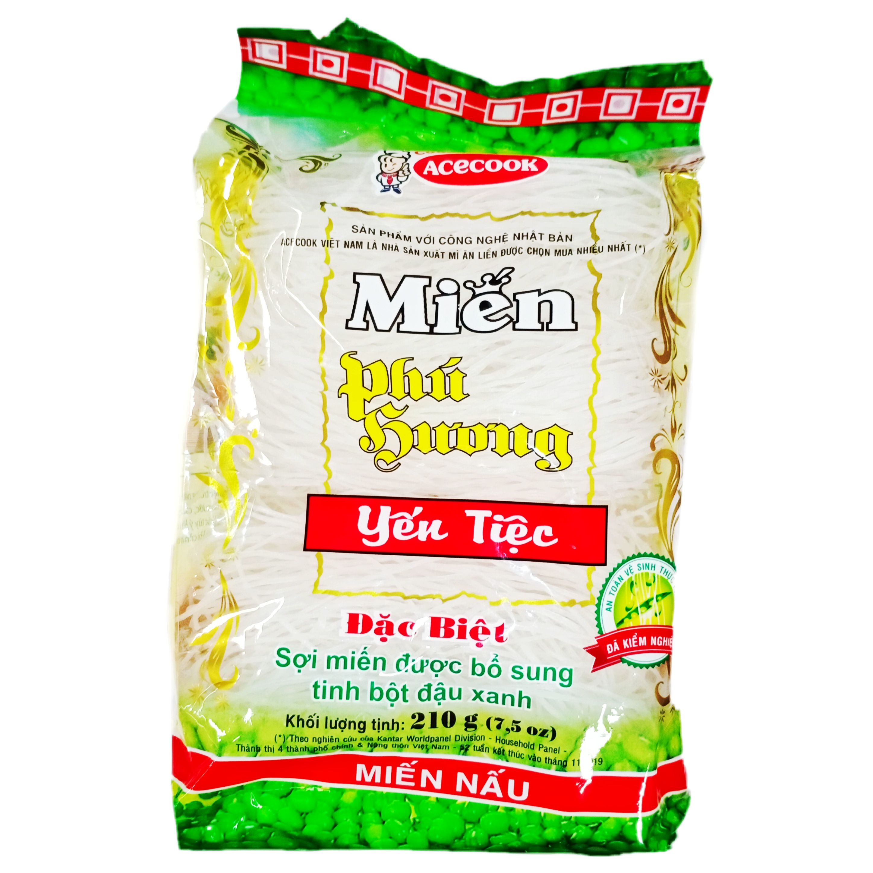 Miến Đậu Xanh Phú Hương gói 210G