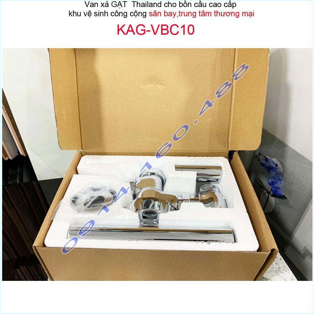 Van xả gạt bồn câu KAG-VBC10, van xả cho bồn cầu Toto, Inax treo tường không thùng nước( không bồn cầu)