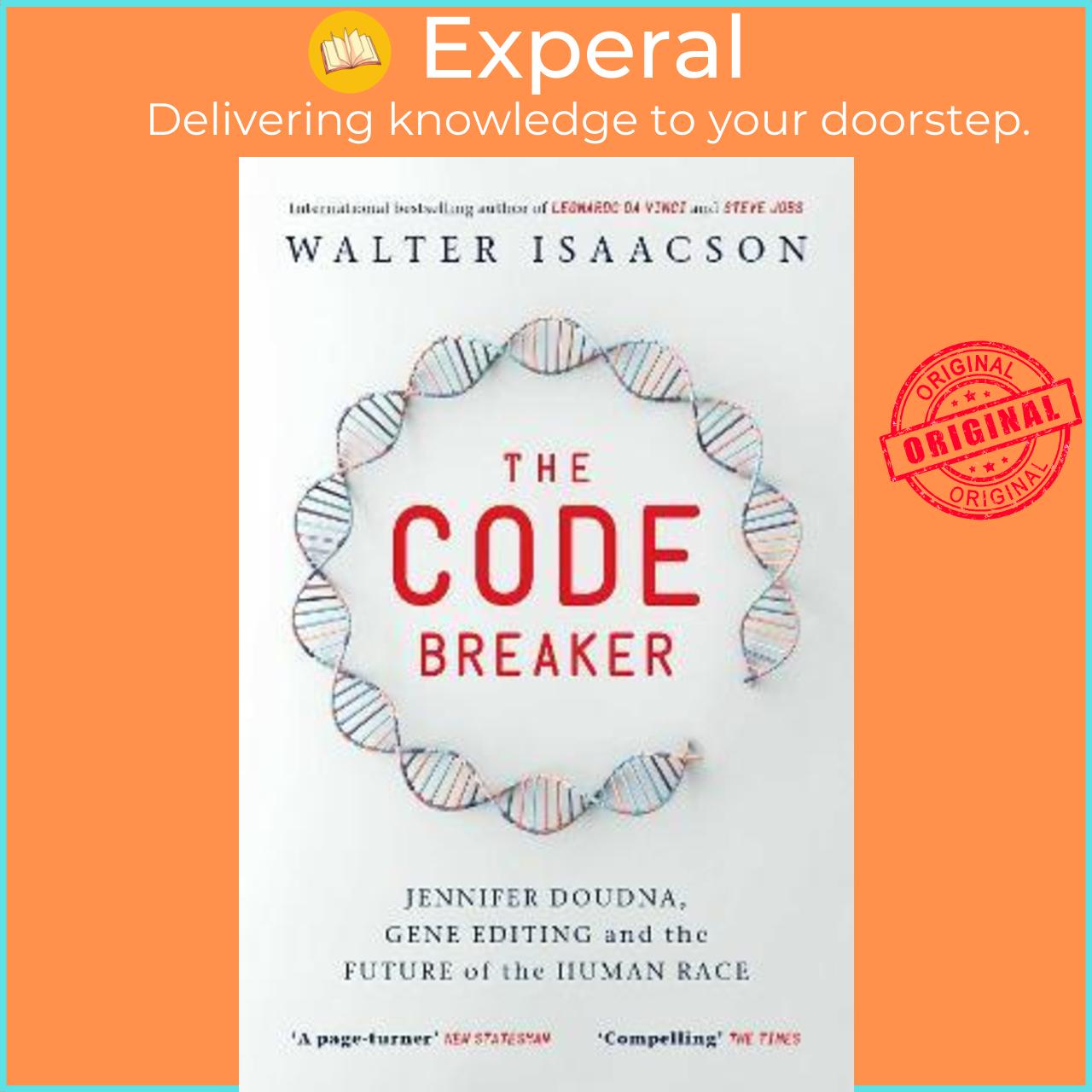 Sách - The Code Breaker by Walter Isaacson (UK edition, paperback)