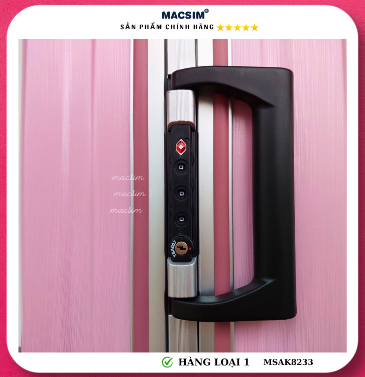 Vali cao cấp Macsim Aksen hàng loại 1 MSAK8233 cỡ 20inch 24inch