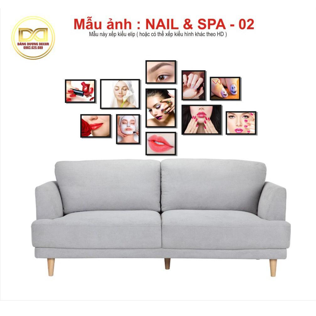 Bộ tranh nail-mi - trang trí shop nail-spa