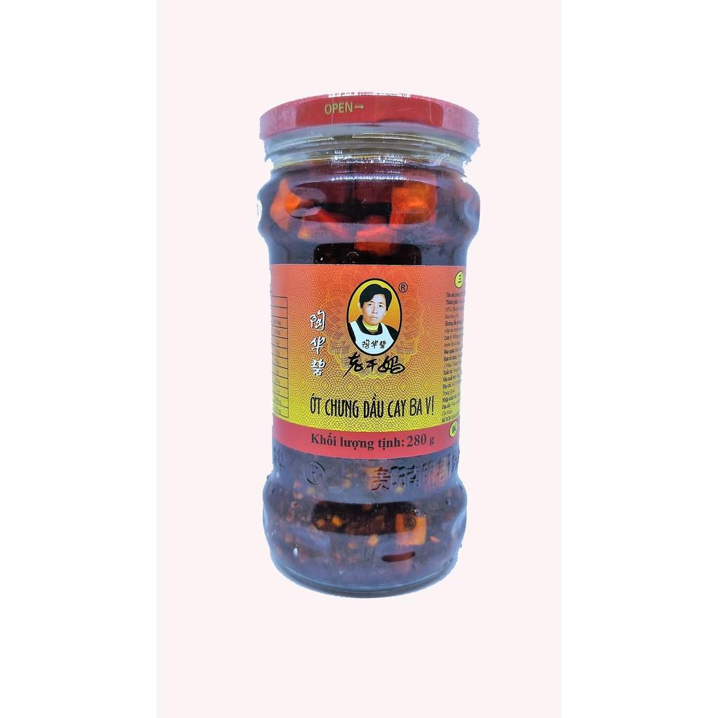 Ớt Chưng Dầu Laoganma Cay 3 Vị 280g