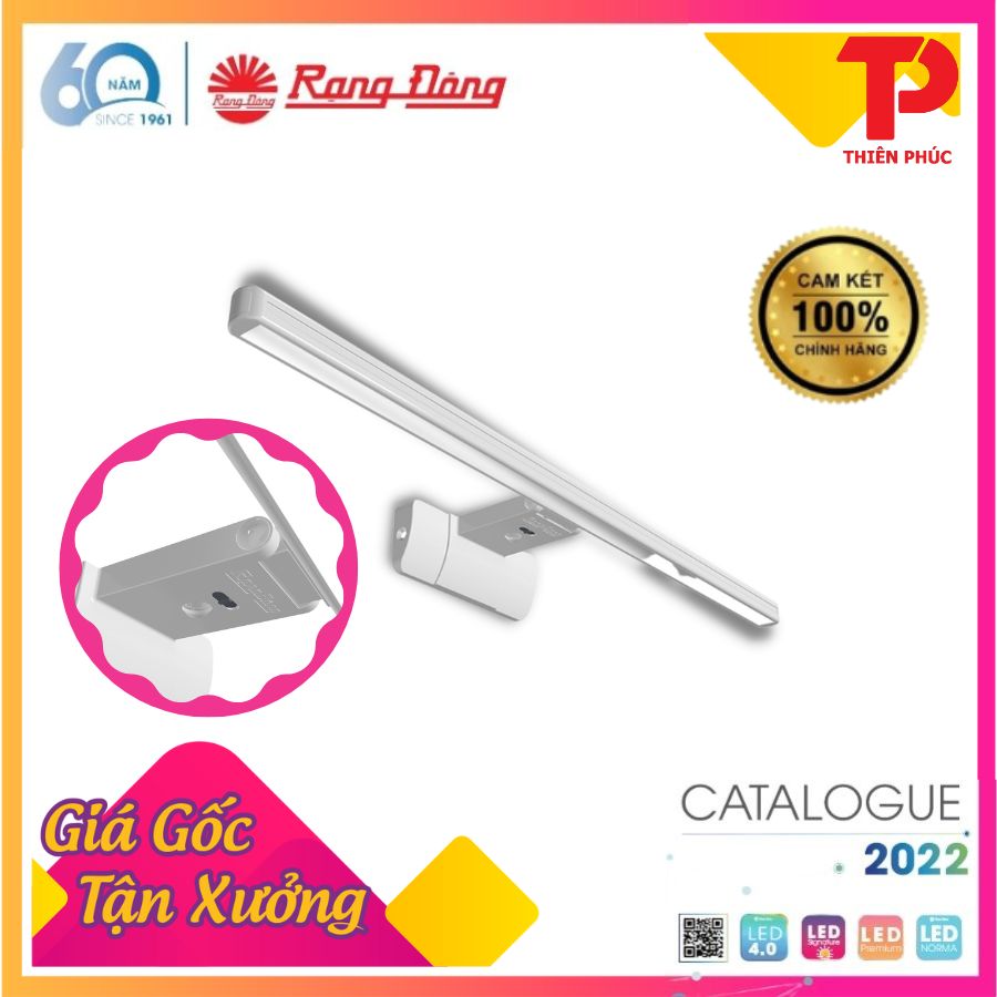 Đèn LED chiếu gương cảm biến Model: G04.PIR 8W Đèn hoạt động dựa trên cảm biến thân nhiệt PIR