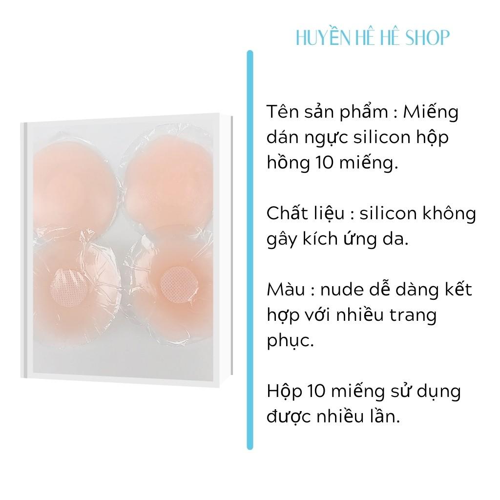 Miếng Dán Ti Hộp 5 cặp 10 Miếng Dán Ngực Tàng Hình H021