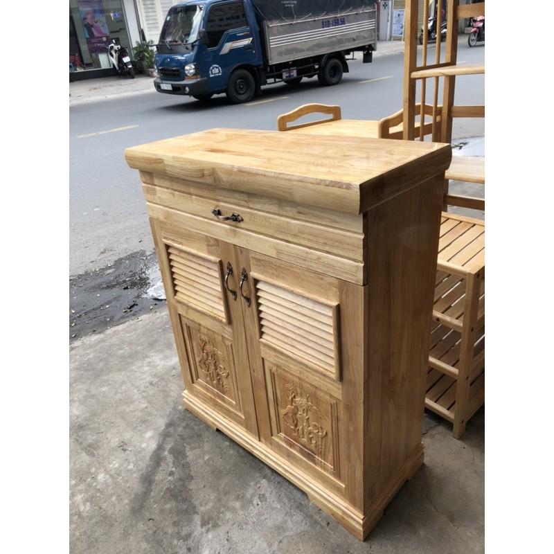 Tủ Giày Gỗ Cao Su Ghép