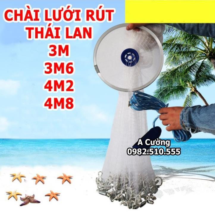 Siêu rẻ- Chài Cước Rút Thái Lan 3M