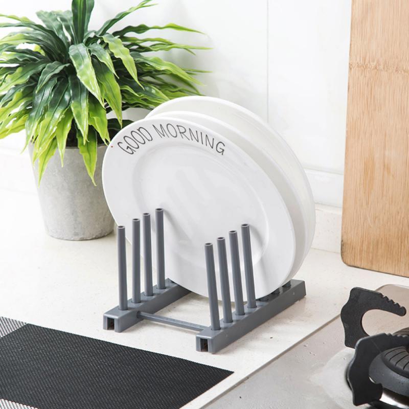 Kitchen Organizer Pot Lid Rack Removable Spoon Holder Pot Lid Shelf Cooking Dish Rack Pan Cover Stand Tableware Storage