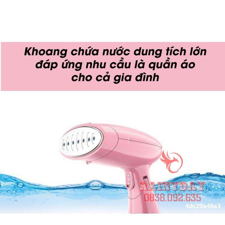 Bàn là hơi nước cầm tay cao cấp 2020 công suất lớn 1500W tiện dụng gấp gọn bỏ balo