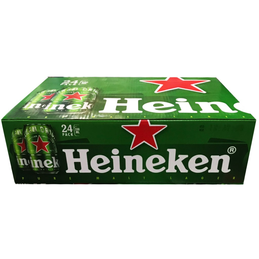 Hình ảnh Thùng 24 lon bia Heineken (330ml / Lon)