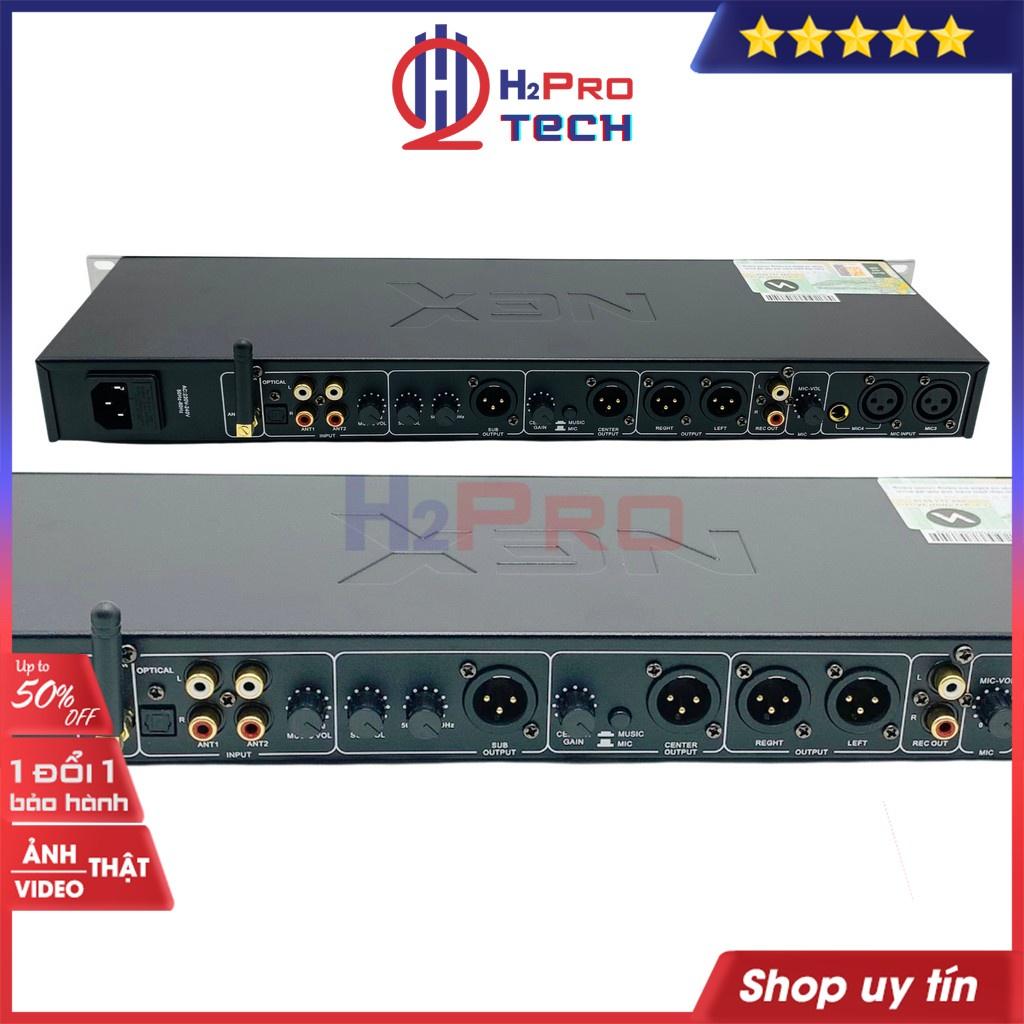Vang cơ chống hú, Vang Cơ Karaoke NEX FX30Plus Có Rever, Bluetooth-Optical-USB, có điều khiển -H2pro Tech