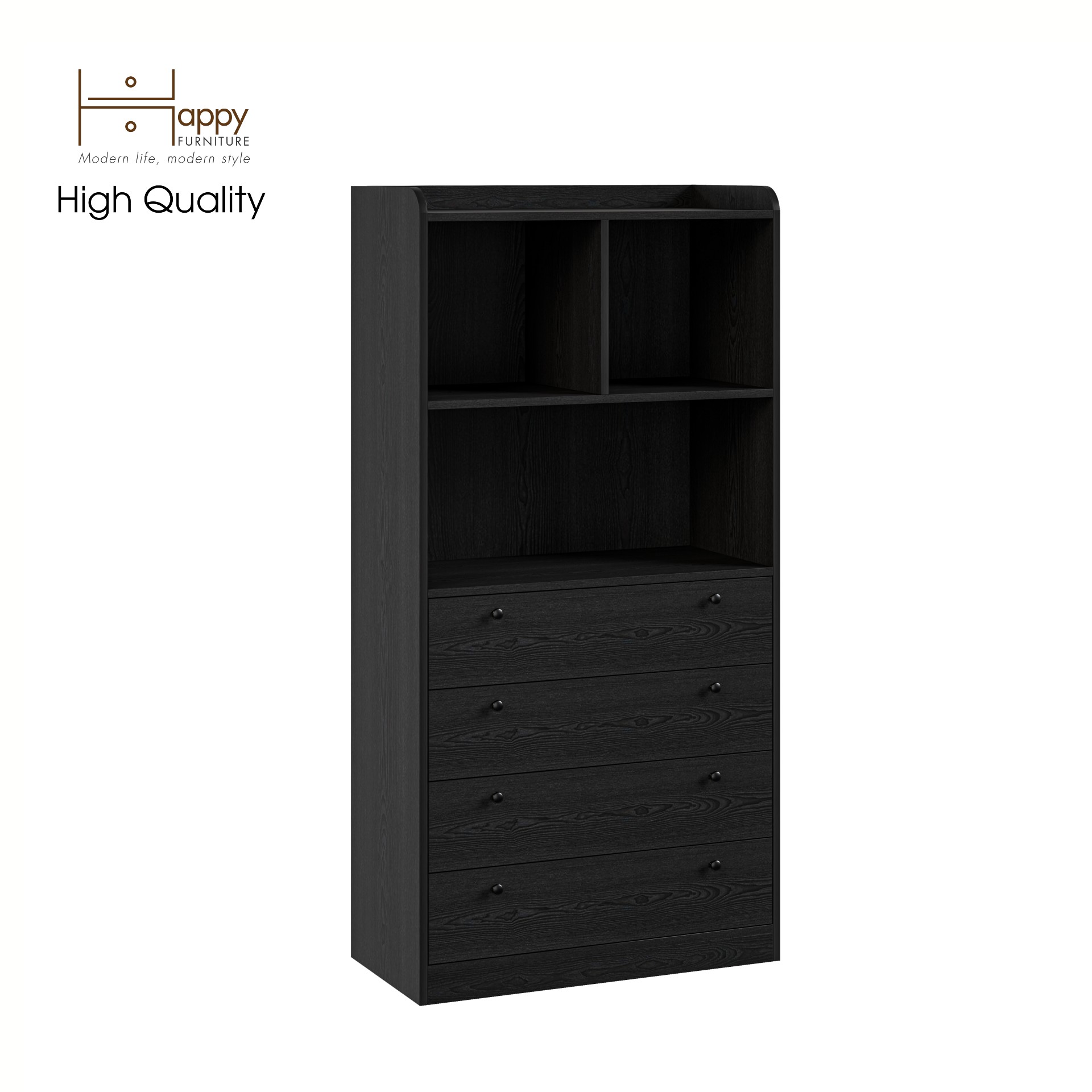 [Happy Home Furniture] CANA, Tủ lưu trữ - 7 ngăn ,  80cm x 40cm x 160cm ( DxRxC), THK_051