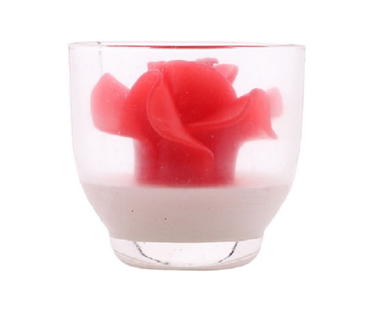 Ly nến hoa hồng Miss Candle FtraMart 7 x 6.5 cm