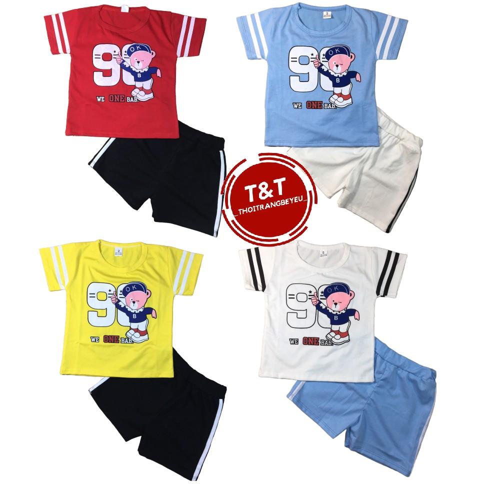 BỘ HÈ CHO BÉ TRAI TỪ 8KG-18KG MẪU MỚI 2021 NFH38