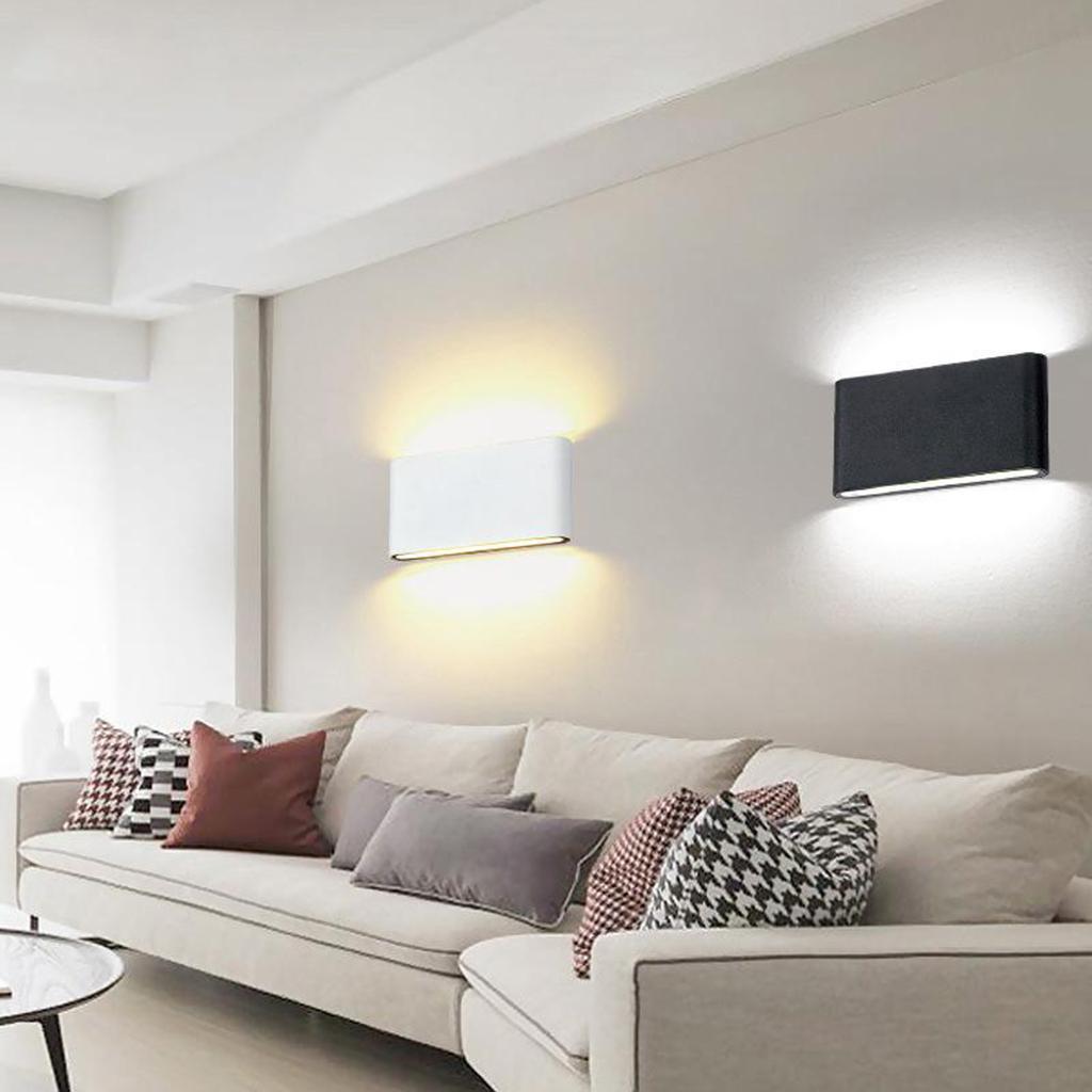 3000K Waterproof LED Up Down Wall Lamp Light Warm White 6W White