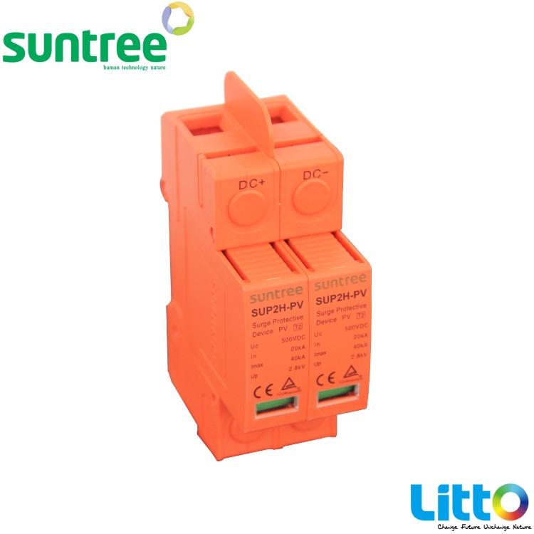 CHỐNG SÉT DC SUNTREE 2P 500VDC, 2P 800VDC (NEW DC SURGE PROTECTOR) - Hàng Chính Hãng