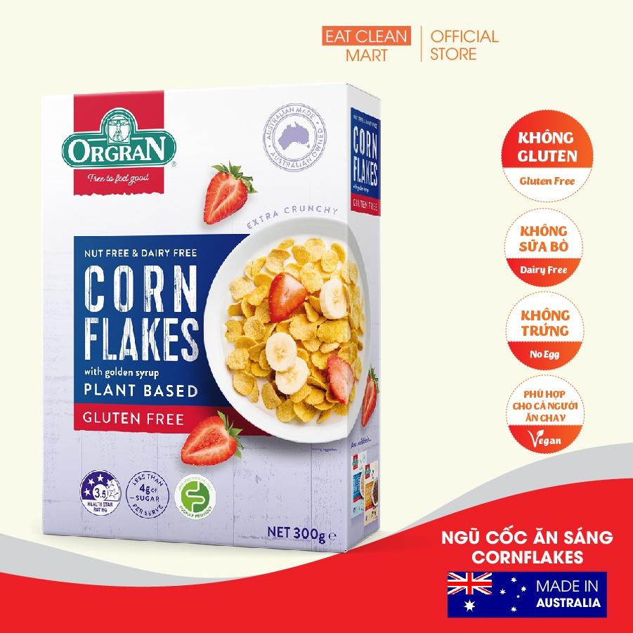 Ngũ Cốc ăn sáng vị bắp Cornflakes - Orgran Everyday Cereals Cornflakes 300g