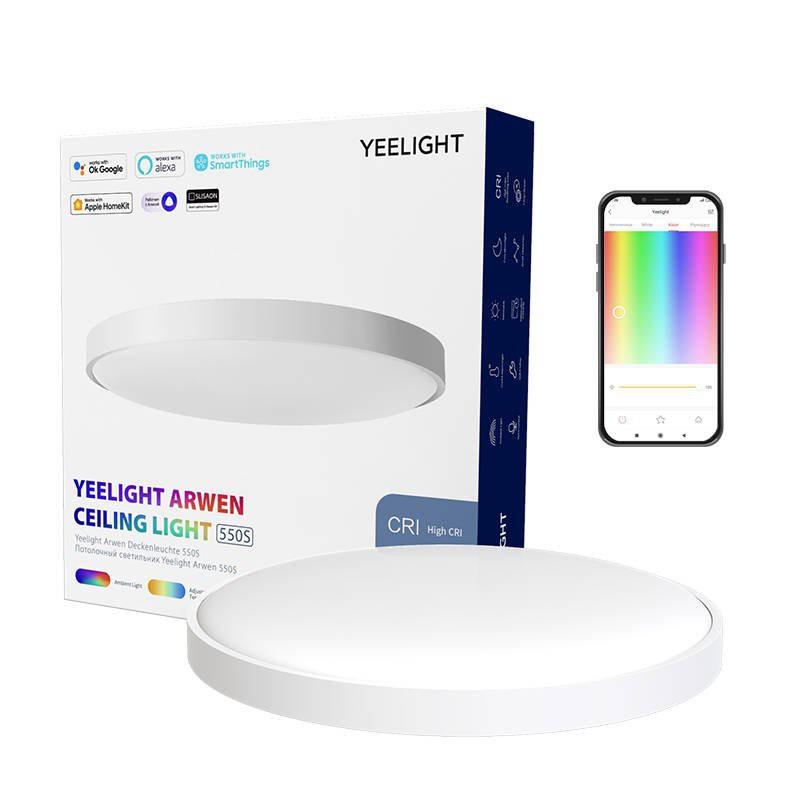 Hình ảnh Đèn Led Ốp Trần Thông Minh Yeelight Arwen S450/S550 - 50W - Led RGB hắt trần - Hỗ trợ Homekit, Mihome Global - Hàng chính hãng