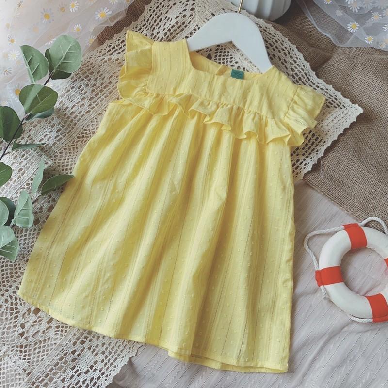 Đầm Bé Gái Dáng Xuông 5 Màu Vintage O.P Kids