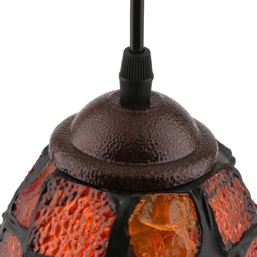 2Pcs Retro Colorful Ceiling Pendant Lamp Light Chandelier Shade Lampshade 1#