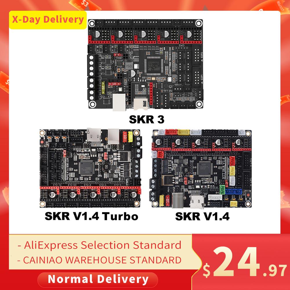 BIGTREETECH SKR v1.4 TURBO BTT SKR 3 Bo mạch chủ 3D Bộ phận Máy in MKS GEN TMC2209 TMC2208 Nâng cấp V2 V2 cho Voron 2.4 DIY DIY