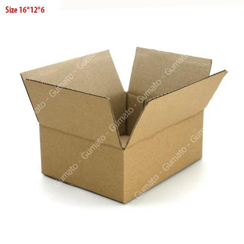 Hộp giấy P32 size 16x12x6 cm, thùng carton gói hàng Everest