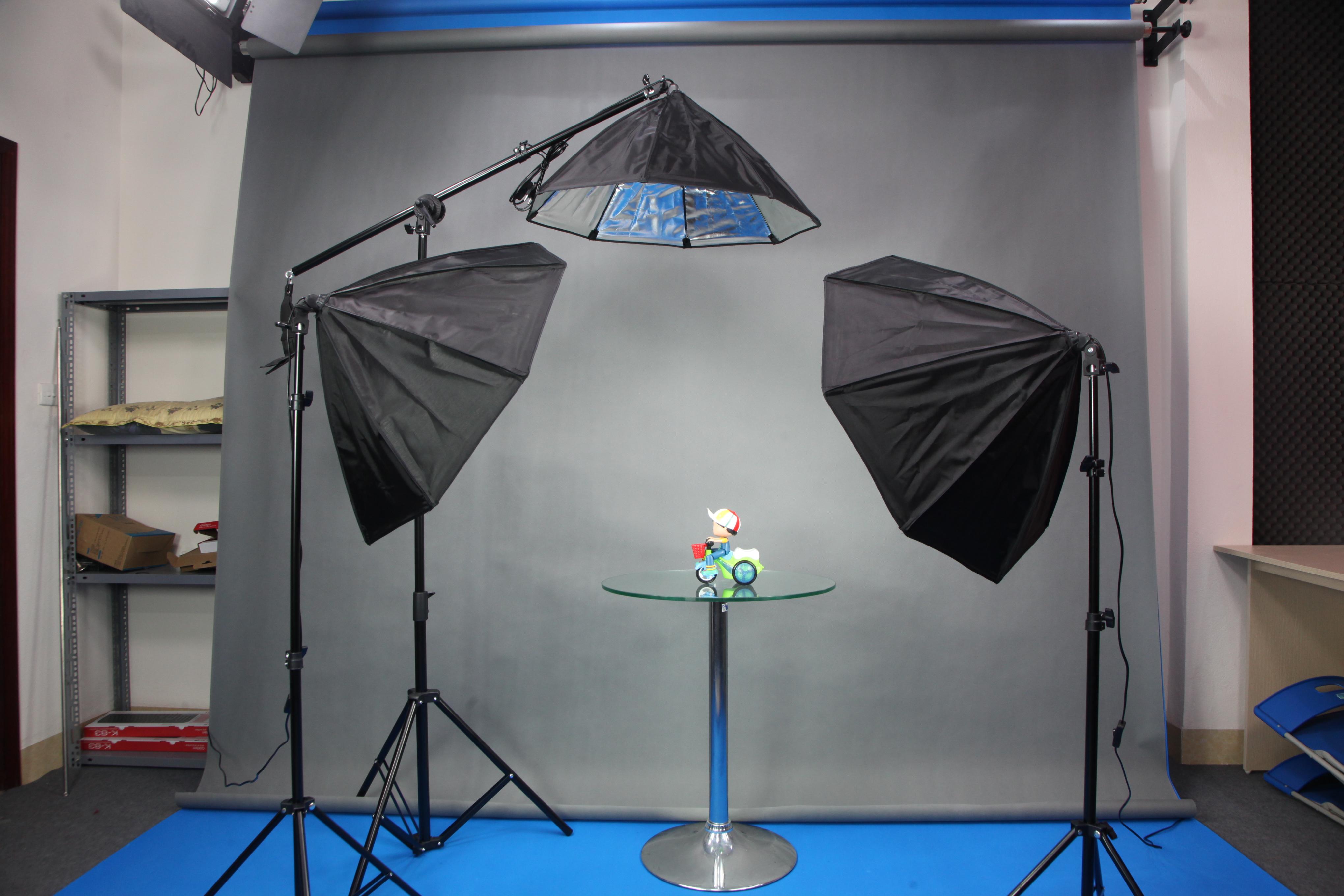 Combo 3 đèn LED360 60w softbox bát giác 75cm