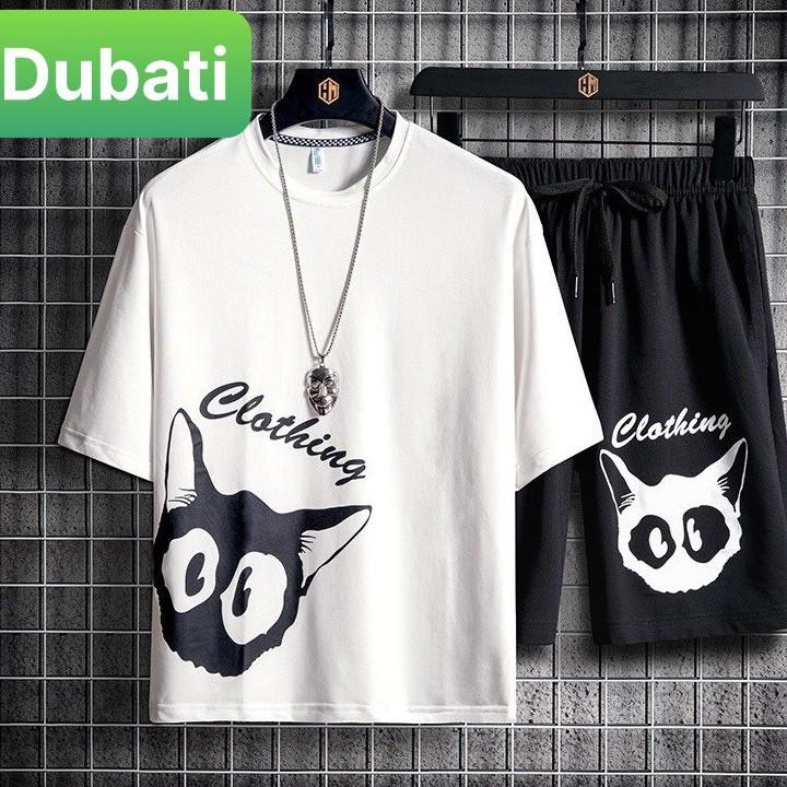 ĐỒ BỘ THỂ THAO NAM NỮ HÌNH MÈO CLOTHING MẪU MỚI CHẤT ĐẸP- DUBATI FASHION