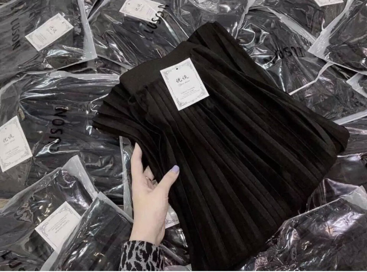 CHÂN VÁY DÀI MIDI XẾP LY - HÌNH SHOP TỰ CHỤP - CÓ LƯNG CHUN SIÊU CO GIÃN BIGSIZE - PHÙ HỢP MỌI CÂN NẶNG, LỨA TUỔI - DỄ PHỐI ĐỒ