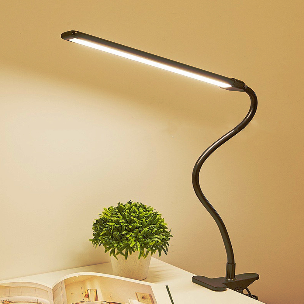 Đèn Led Kẹp bàn 3 chế độ ánh sáng 8W - USB 5V, Tích hợp Đèn đọc sách đèn, Xăm môi, Làm Nail
