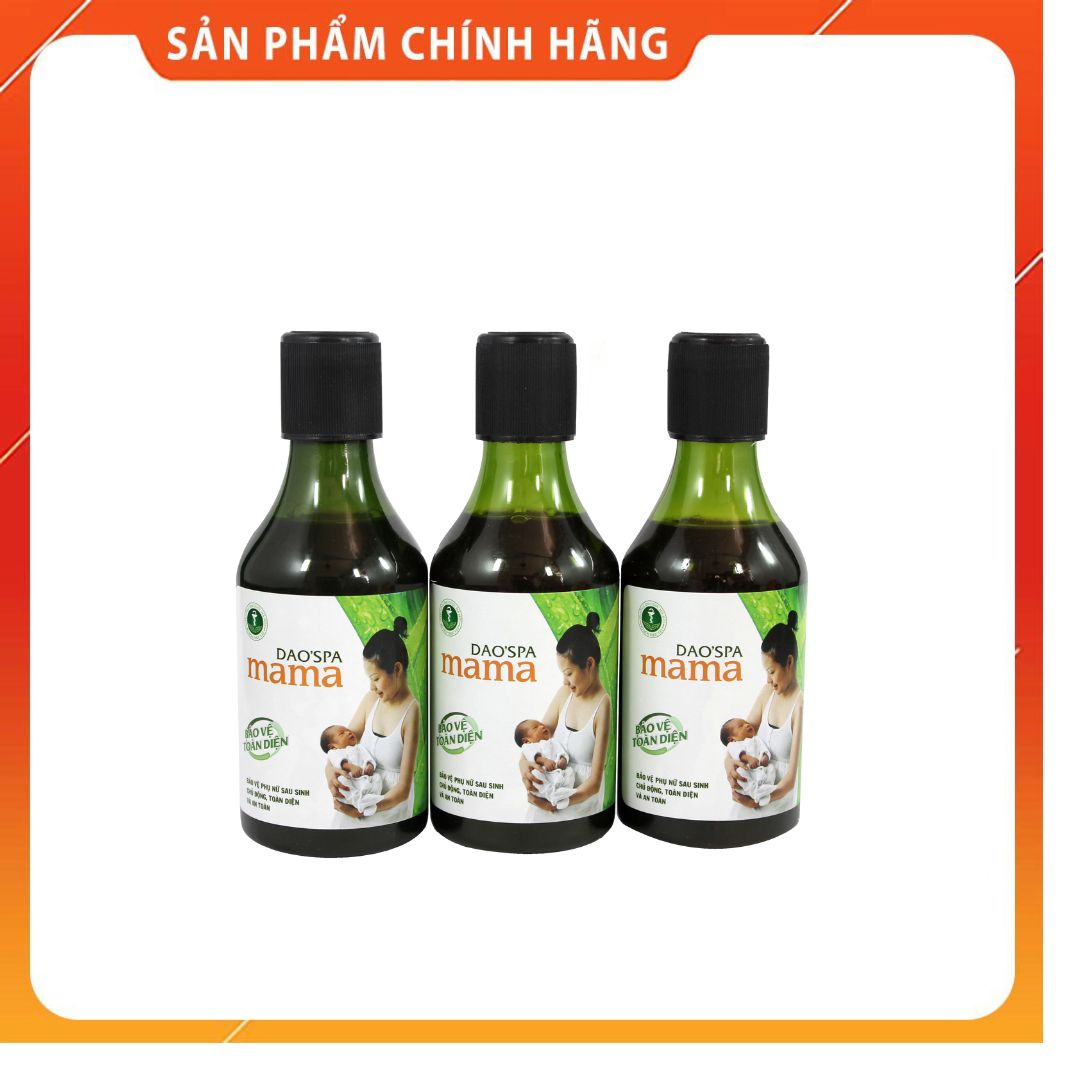 Dung dịch xông tắm cho mẹ sau khi sinh DK Pharma Dao'Spa Mama 3 chai 250 ml