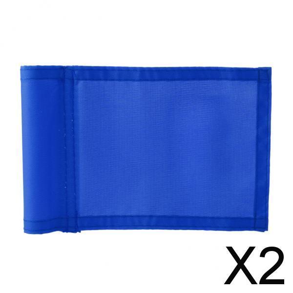 2xPuttingGreen Golf Solid Flag Golf Backyard Practicing Target Aids Blue