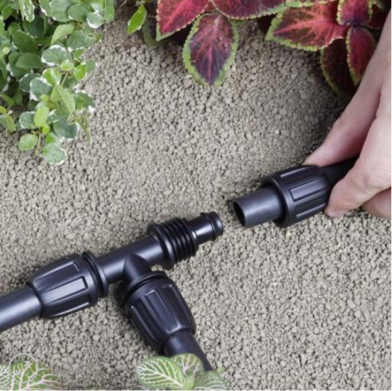 Tê nối Claber ống 1/2" khớp nối ren vặn 91029