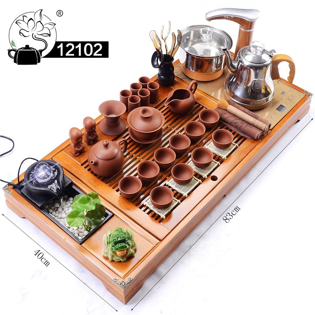 Bàn trà điện mã 121 gỗ thông - bàn trà điện thông minh đa năng - bảo hành 12 tháng - làm quà tặng, quà biếu lịch sự, sang trọng, ý nghĩa.
