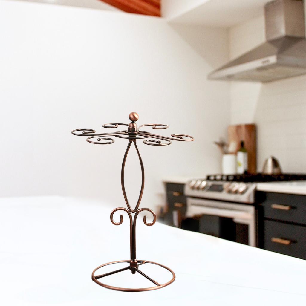 Freestanding Wine Glass Racks Stemware Rack Wine Cup Holder for Kitchen Home