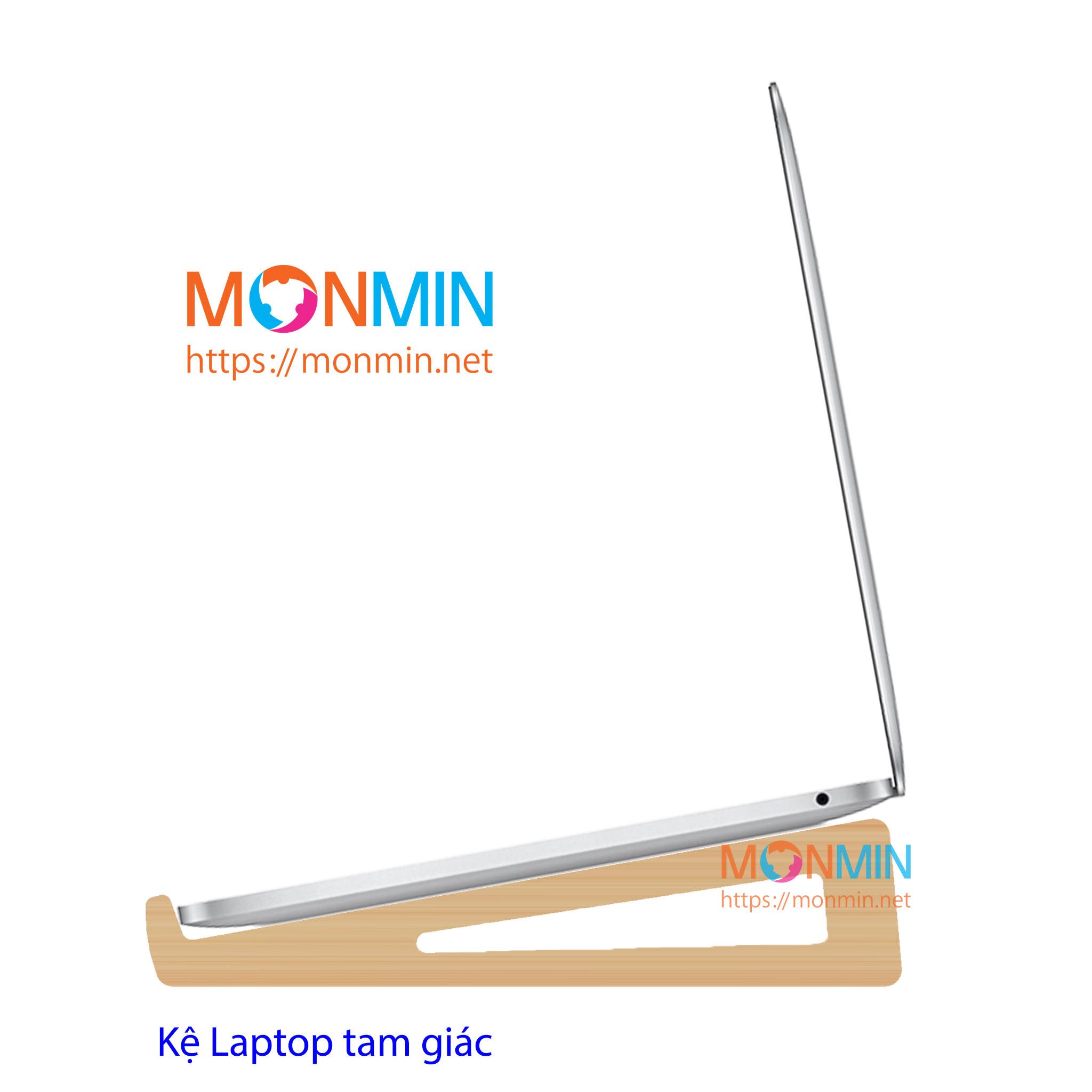 Kệ giá kê tản nhiệt cho Laptop và Mac bằng gỗ Plywood