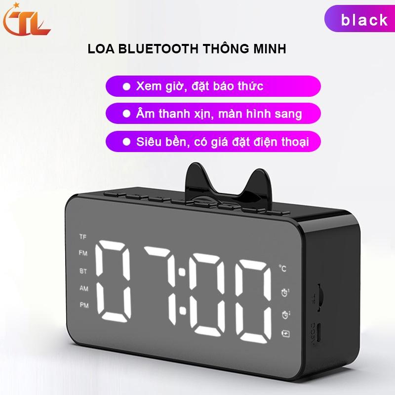 Loa Bluetooth Thông Minh Kiêm Đồng Hồ Báo Thức