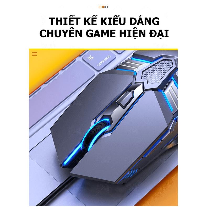 Chuột chơi game có dây YINDIAO G12 đèn led 7 màu