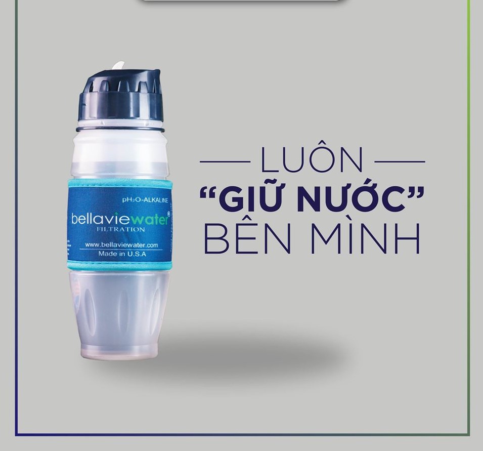 Bình nước cầm tay ion kiềm thể thao - Hàng nhập khẩu Mỹ