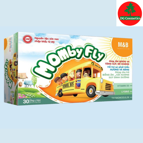 Combo 2 Hộp Siro ăn ngon tăng đề kháng Momby Fly dùng cho trẻ biếng ăn, tiêu hoá tốt