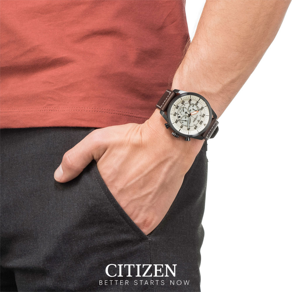 Đồng Hồ Nam Citizen Dây Da CA4215-04W