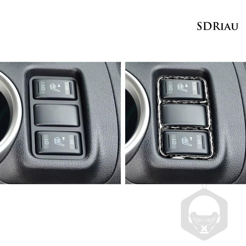 Miếng Dán Trang Trí Nút Điều Khiển Nhiệt Độ Cho Xe Nissan 370z Z34 09-20