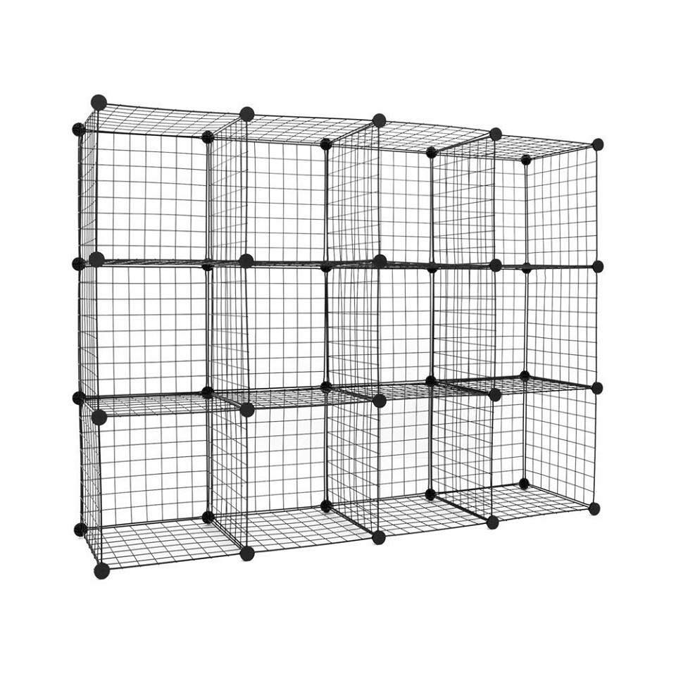Tủ ghép đa năng thép không gỉ siêu bền 12 ô TTKG-12