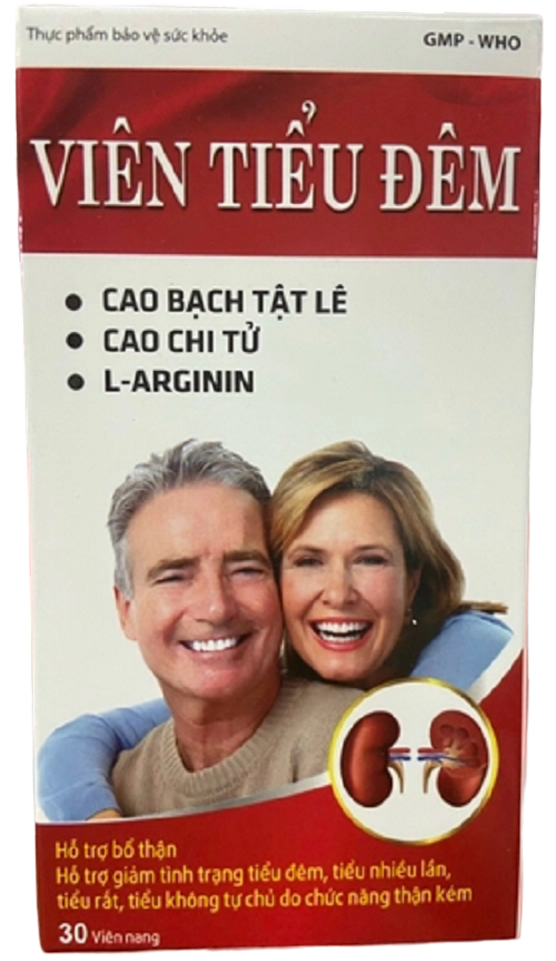 Viên Tiểu Đêm nam nữ - tăng cường chức năng thận, Hỗ Trợ Giảm Tiểu Đêm, Tiểu Són, Tiểu Nhiều Lần